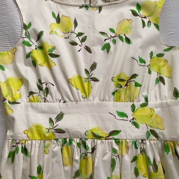 Kate Spade super popular sold out lemon print design. The prettiest brunch dress - Picture 4 of 4